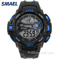 SMAEL Men Sport Watch LED Montres-bracelets électroniques